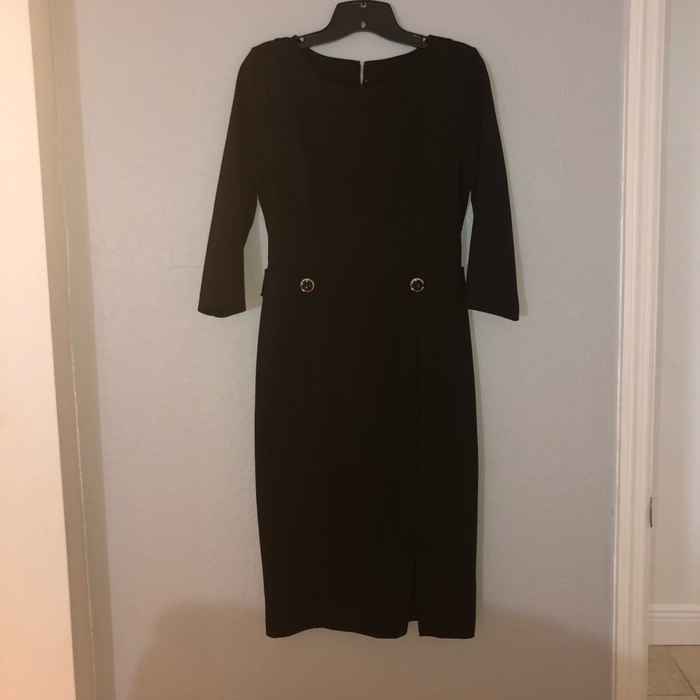Black work dress